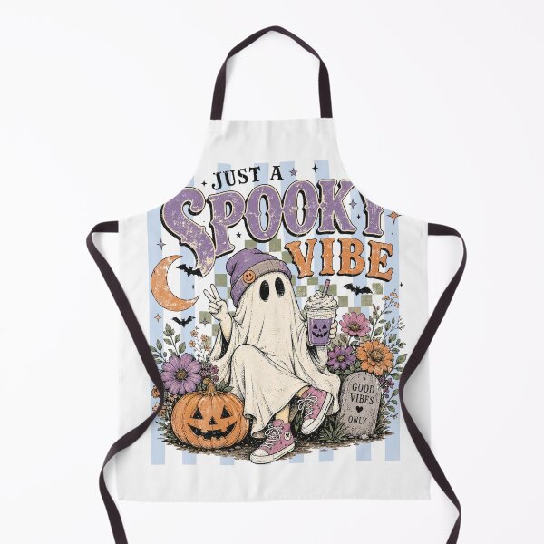 Item preview, Just a Spooky Vibe – Cute Ghost Halloween Graphic designed and sold by SweetTeezPrints.