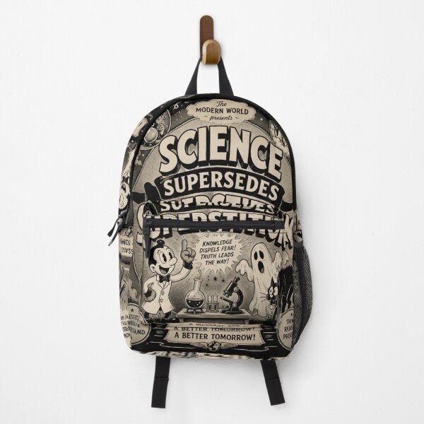 Item preview, Science Supersedes Superstition T-Shirt | Vintage 1930s Cartoon Skepticism designed and sold by Preston Meyers Designs.