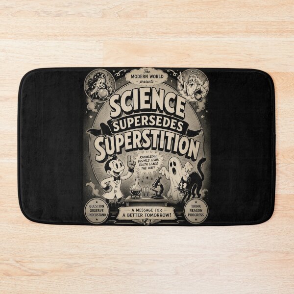 Item preview, Science Supersedes Superstition T-Shirt | Vintage 1930s Cartoon Skepticism designed and sold by Preston Meyers Designs.