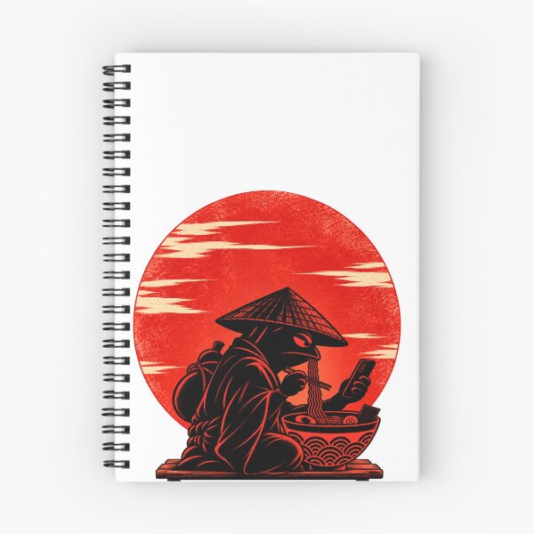 Item preview, Grumpy Frog Eating Ramen Close Up Red Silhouette designed and sold by GibasVisuals.