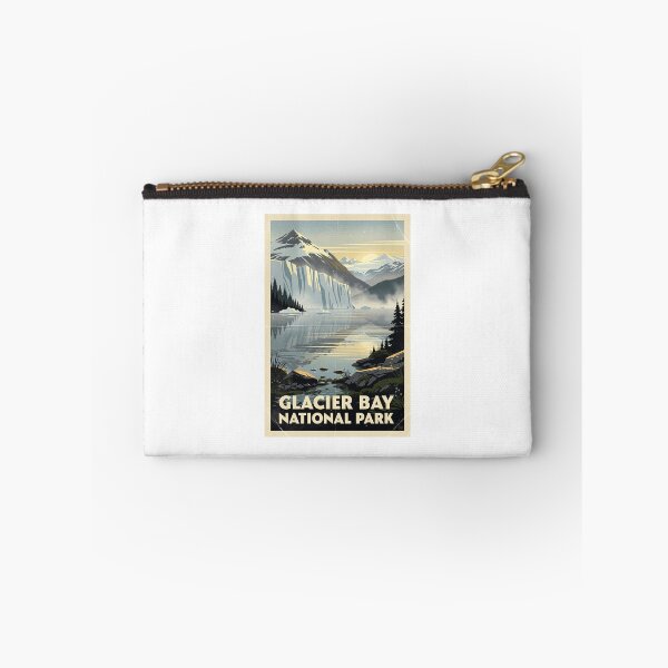 Item preview, Glacier Bay National Park Vintage Travel Art designed and sold by Teelogic.