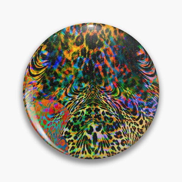 Item preview, WILD INSTINCT – Psychedelic Animal Print | Maximalist Experimental Art | Colorful Leopard Pattern designed and sold by angelinarfl.
