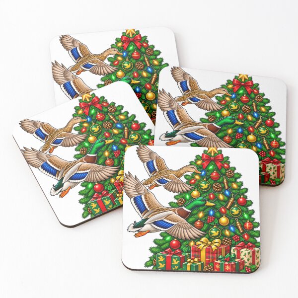 Item preview, Mallard Christmas Tree designed and sold by PRINTAZONA.