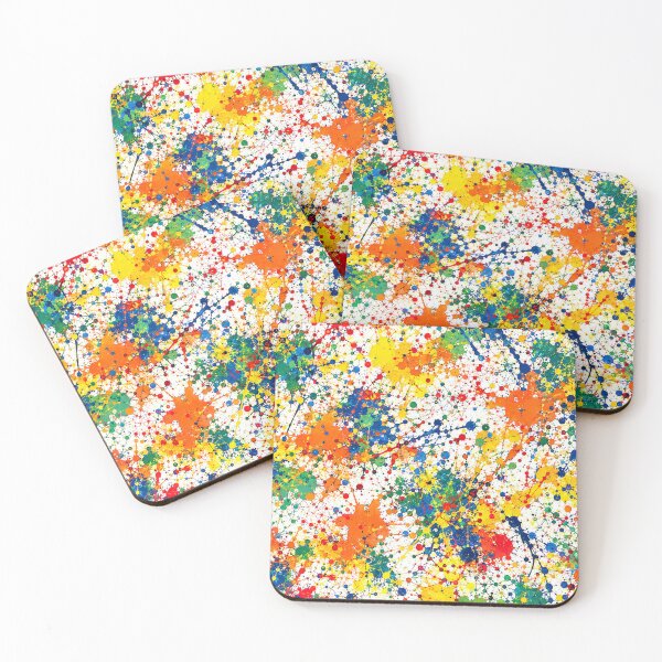 Item preview, Vibrant Spectrum Splatter Action Abstract Art designed and sold by THE SPLATTERED HAUS BY SAGE BANKS.