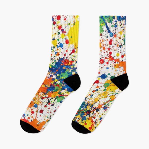 Item preview, Vibrant Spectrum Splatter Action Abstract Art designed and sold by THE SPLATTERED HAUS BY SAGE BANKS.
