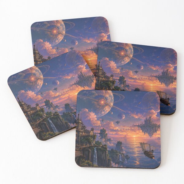 Item preview, Steampunk galactic landscape designed and sold by Dreamcore And Art By Pau✨.