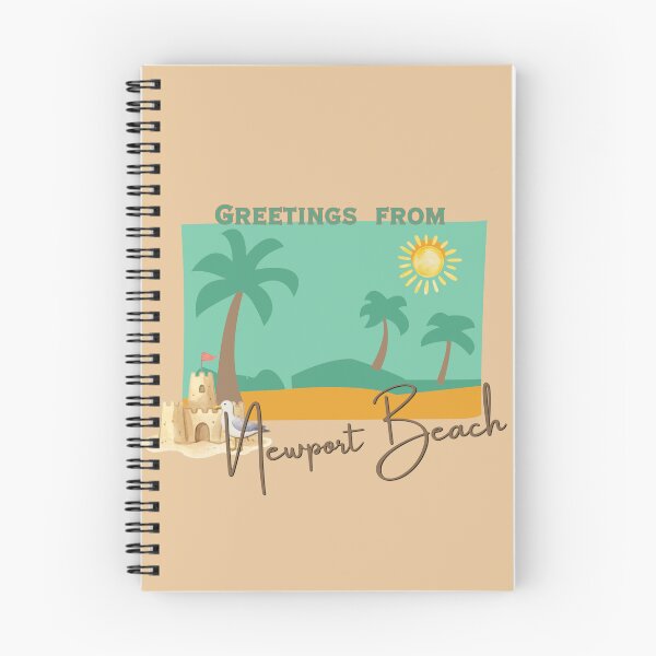 Item preview, Greetings from Newport Beach Postcard Design | Vacation Souvenir Art designed and sold by DonnaRaine.