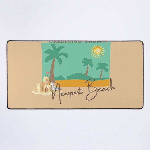 Item preview, Greetings from Newport Beach Postcard Design | Vacation Souvenir Art designed and sold by DonnaRaine.
