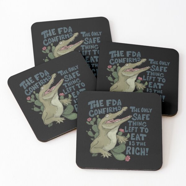Item preview, The Fda Confirms The Only Safe Thing Left To Eat Is The Rich Gator designed and sold by yuckticke.