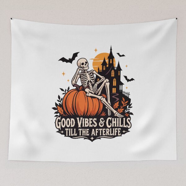 Item preview, Good Vibes and Chills Till The Afterlife designed and sold by LuveraxArt.