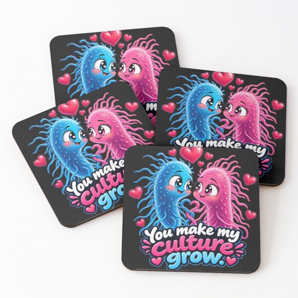 Item preview, You Make My Culture Grow Cute Bacteria Pun designed and sold by Surviving Monday Club.