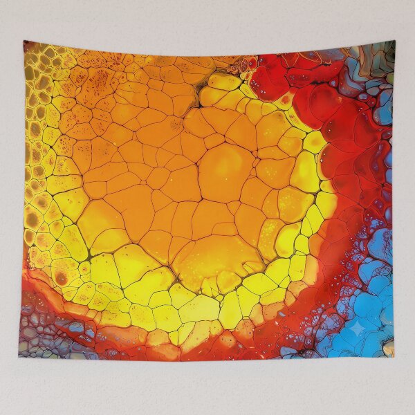 Item preview, Solar Flare Fluid Abstract designed and sold by LnJ STUDIO 1307.