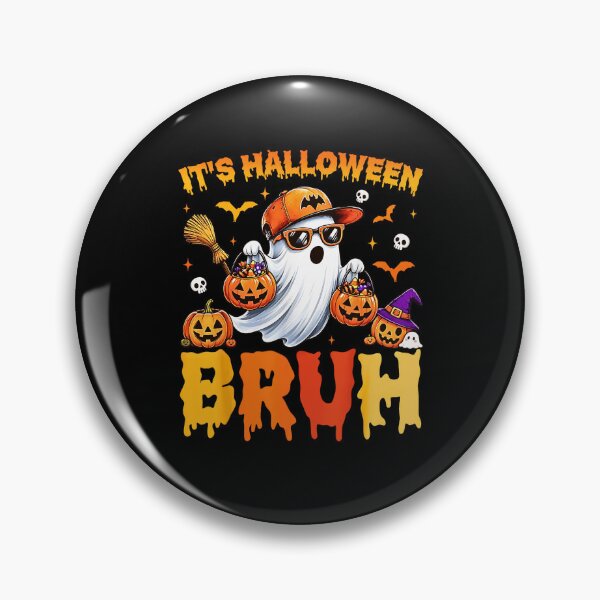 Item preview, Its Halloween Bruh Boo Ghost Pumpkin Costume Boys Kids Men designed and sold by Byhergawaa.