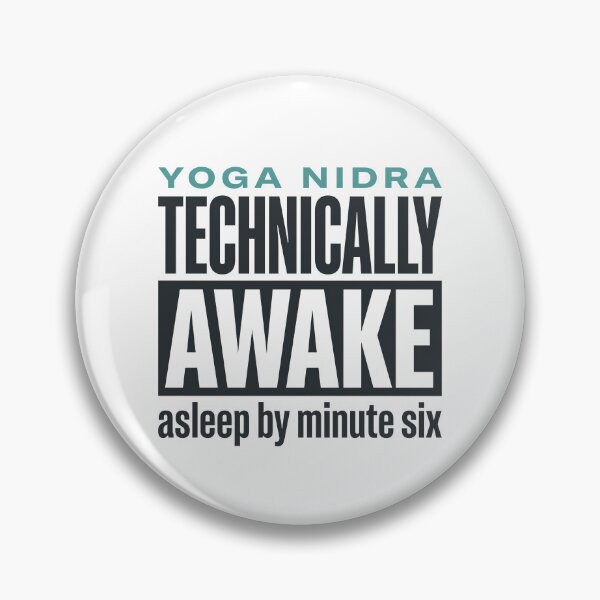 Item preview, Yoga Nidra Technically Awake Funny Yogic Sleep Humor designed and sold by Osmose-Studio.