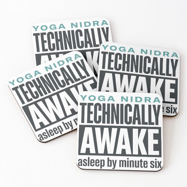 Item preview, Yoga Nidra Technically Awake Funny Yogic Sleep Humor designed and sold by Osmose-Studio.