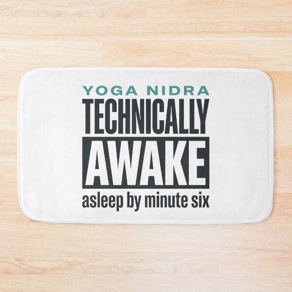 Item preview, Yoga Nidra Technically Awake Funny Yogic Sleep Humor designed and sold by Osmose-Studio.