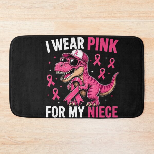 Item preview, I Wear Pink For My Niece Breast Cancer Awareness Dinosaur designed and sold by New Art.