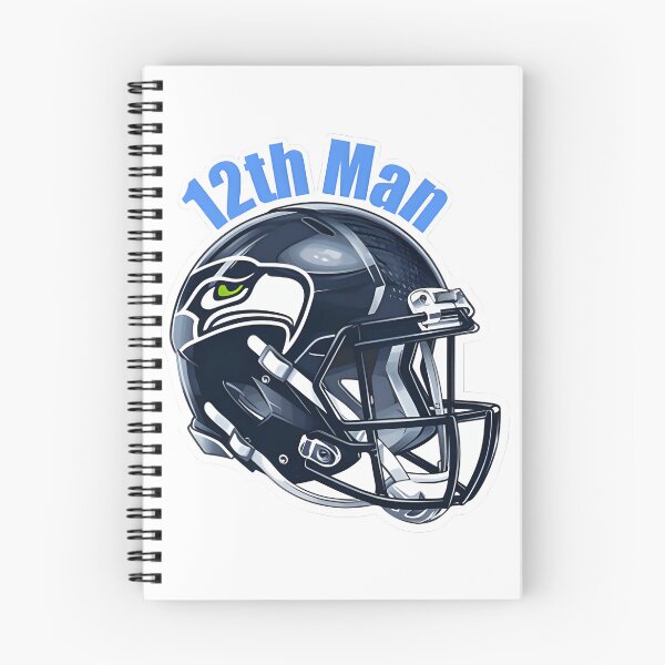 Artikelvorschau, Seattle Seahawks inspiriertes Design für einen Footballhelm mit dem 12. Mann entworfen und verkauft von The-Chieftain.