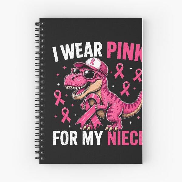 Item preview, I Wear Pink For My Niece Breast Cancer Awareness Dinosaur designed and sold by New Art.
