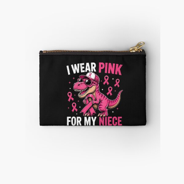 Item preview, I Wear Pink For My Niece Breast Cancer Awareness Dinosaur designed and sold by New Art.