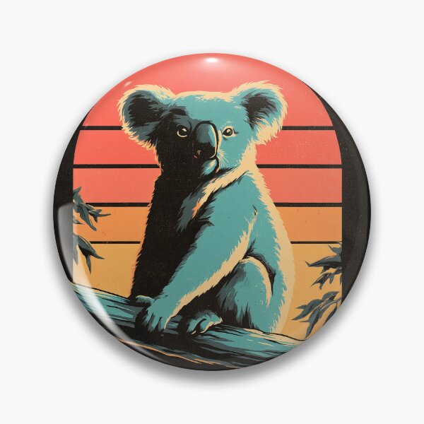 Item preview, Retro Sunset Koala Australian Wildlife Design designed and sold by D-Oles-Mercher.