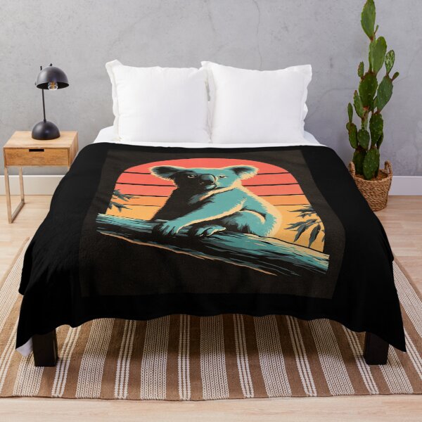Item preview, Retro Sunset Koala Australian Wildlife Design designed and sold by D-Oles-Mercher.