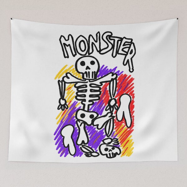 Item preview, MONSTER - colorful skeleton designed and sold by urkog.