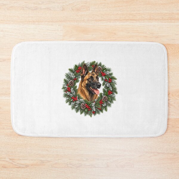 Item preview, Belgian Malinois Christmas designed and sold by rockazona.