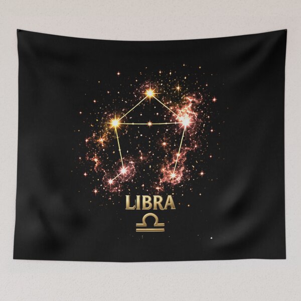 Item preview, Libra Zodiac Constellation – Golden Stars Celestial Astrology Design designed and sold by Classic Chaos Creations.