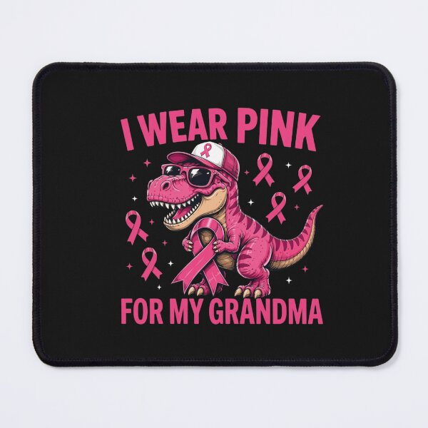 Item preview, I Wear Pink For My Grandma Breast Cancer Awareness Dinosaur designed and sold by New Art.