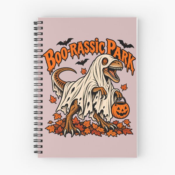 Item preview, Halloween Dinosaur Shirt, Funny Halloween Costume Gift, Velociraptor Shirt, Jurassic Park Parody Shirt, Boo Rassic Park Shirt, Kids Halloween Gift designed and sold by PRINYOS.