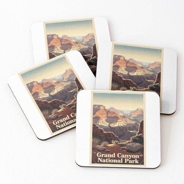 Item preview, Grand Canyon National Park Vintage Travel Art designed and sold by Teelogic.