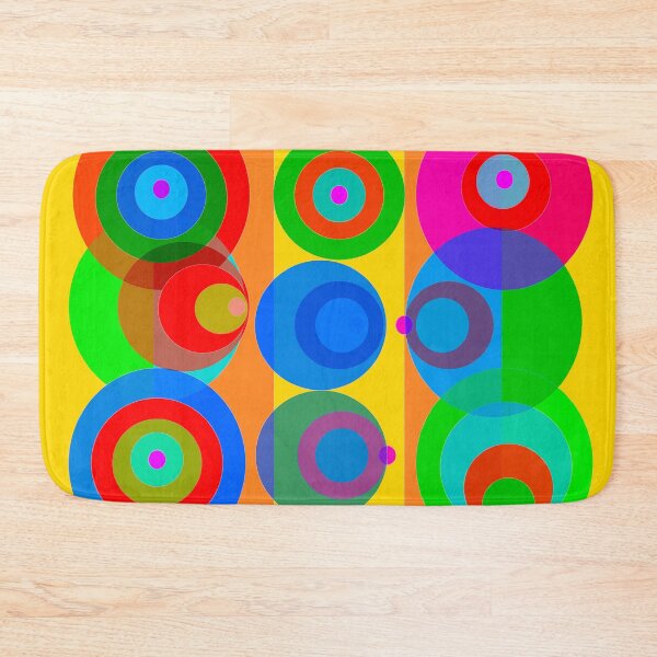 Item preview, Rossi Chromatic Circles – Color Interaction Abstract Art designed and sold by Rossi Fine Art Gallery.