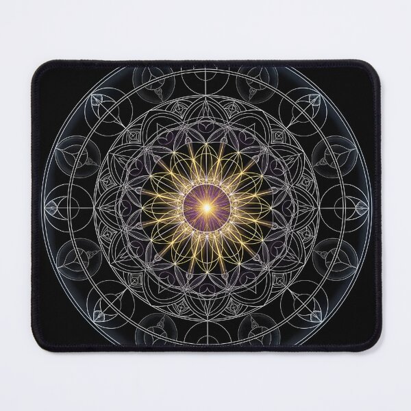 Item preview, Monad Sacred Geometry Mystic Mandala Art designed and sold by NeoArcanaShop.