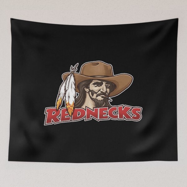Item preview, Washington Redskins Redneck Cowboy Smoking Portrait designed and sold by yuckticke.