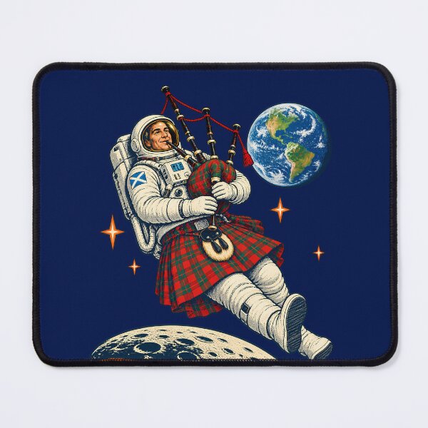 Item preview, Houston, We Have Bagpipes – Scottish Astronaut designed and sold by SVox.