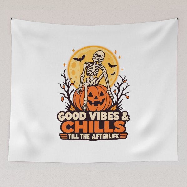 Item preview, Good Vibes and Chills Till The Afterlife designed and sold by LuveraxArt.