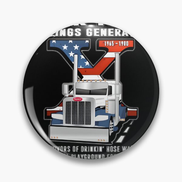 Item preview, Generation X Vintage Style Peterbilt Trucker Design for Classic Truck Enthusiasts designed and sold by JeremyMcs.