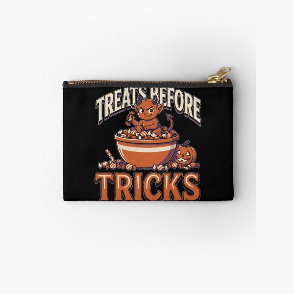 Item preview, Halloween Devil Candy Bowl – Treats Before Tricks designed and sold by No Excuses Supply.