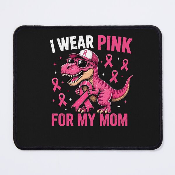Item preview, I Wear Pink For My Mom Breast Cancer Awareness Dinosaur designed and sold by New Art.