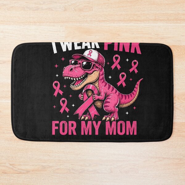 Item preview, I Wear Pink For My Mom Breast Cancer Awareness Dinosaur designed and sold by New Art.