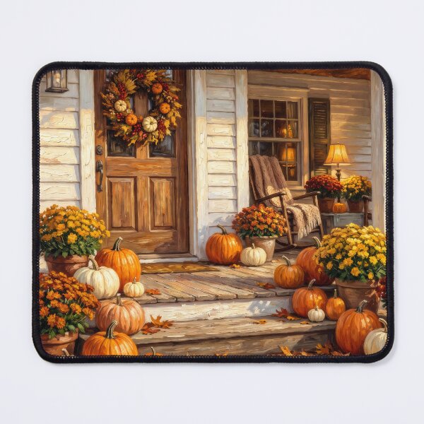 Item preview, Autumn Farmhouse Porch designed and sold by RedPeaStudio.
