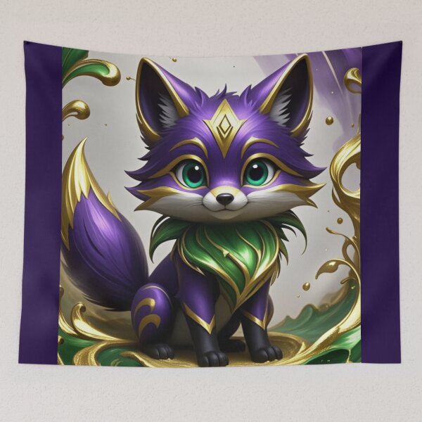 Item preview, cosmic poison fox kit designed and sold by sweetytops.