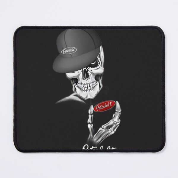 Item preview, Peterbilt Inspired Skeleton Hand Badge Design with Vintage Truck Emblem designed and sold by JeremyMcs.