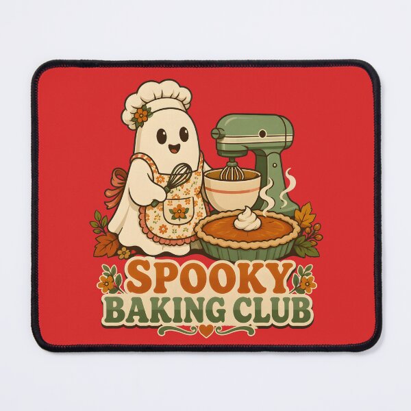 Item preview, Spooky Baking Club Retro Halloween Ghost & Kitchen Aesthetic designed and sold by DoceVaga.