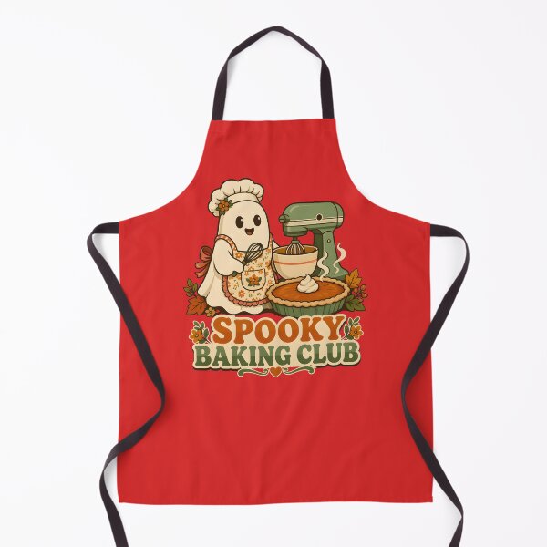 Item preview, Spooky Baking Club Retro Halloween Ghost & Kitchen Aesthetic designed and sold by DoceVaga.