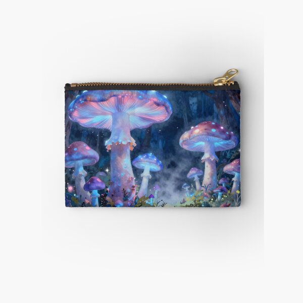 Item preview, Magical Mushroom Glade at Night designed and sold by Fanta-sticky.