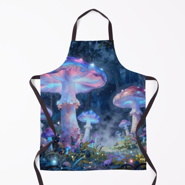 Item preview, Magical Mushroom Glade at Night designed and sold by Fanta-sticky.