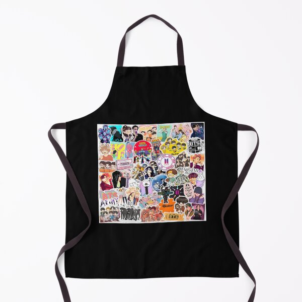Item preview, Colorful Kpop Collage Artwork Featuring Popular Korean Pop Icons and Vibrant Patterns designed and sold by SpaceWaifu.