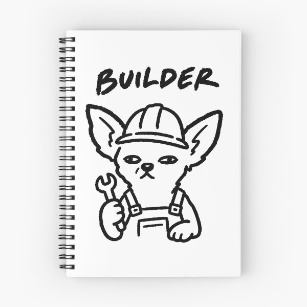 Item preview, Funny Chihuahua Construction Builder Dog Illustration designed and sold by SayMaria.